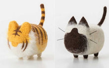Load image into Gallery viewer, 2 pcs Non-finished Accessories Felt Poke DIY No Faceless Dogs tiger cat Material Package Wool Felt Poked Doll Felt Needles