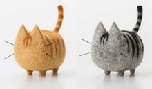 Load image into Gallery viewer, 2 pcs Non-finished Accessories Felt Poke DIY No Faceless Dogs tiger cat Material Package Wool Felt Poked Doll Felt Needles