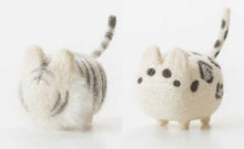 Load image into Gallery viewer, 2 pcs Non-finished Accessories Felt Poke DIY No Faceless Dogs tiger cat Material Package Wool Felt Poked Doll Felt Needles