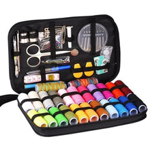 Load image into Gallery viewer, Portable Sewing Box Kit Travelling Quilting Stitching Embroidery Sewing Threads Needle Scissors Ruler Sewing Accessories