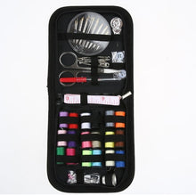 Load image into Gallery viewer, Portable Sewing Box Kit Travelling Quilting Stitching Embroidery Sewing Threads Needle Scissors Ruler Sewing Accessories