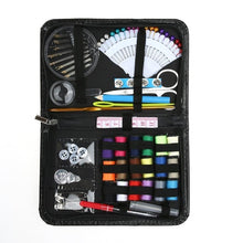 Load image into Gallery viewer, Portable Sewing Box Kit Travelling Quilting Stitching Embroidery Sewing Threads Needle Scissors Ruler Sewing Accessories