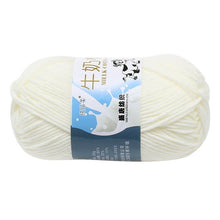 Load image into Gallery viewer, Milk Soft Muiticolor Baby Cotton Wool Yarn Double Knitting Yarn Crochet DIY Craft Knit Sweater Scarf Hat Hand Knitted Yarn