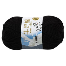 Load image into Gallery viewer, Milk Soft Muiticolor Baby Cotton Wool Yarn Double Knitting Yarn Crochet DIY Craft Knit Sweater Scarf Hat Hand Knitted Yarn