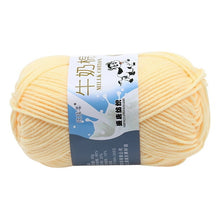 Load image into Gallery viewer, Milk Soft Muiticolor Baby Cotton Wool Yarn Double Knitting Yarn Crochet DIY Craft Knit Sweater Scarf Hat Hand Knitted Yarn
