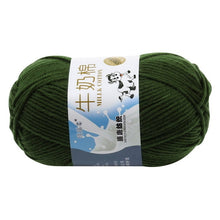 Load image into Gallery viewer, Milk Soft Muiticolor Baby Cotton Wool Yarn Double Knitting Yarn Crochet DIY Craft Knit Sweater Scarf Hat Hand Knitted Yarn