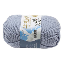 Load image into Gallery viewer, Milk Soft Muiticolor Baby Cotton Wool Yarn Double Knitting Yarn Crochet DIY Craft Knit Sweater Scarf Hat Hand Knitted Yarn