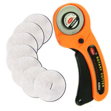 Load image into Gallery viewer, LeatherCraft 45mm Rotary Cutter Leather Cutting Tool Fabric Cutter Circular Blade DIY Patchwork Sewing Quilting Fit Olfa Cut
