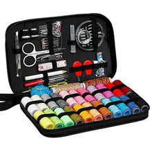 Load image into Gallery viewer, Portable Sewing Box Kit Travelling Quilting Stitching Embroidery Sewing Threads Needle Scissors Ruler Sewing Accessories