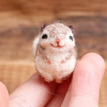 Load image into Gallery viewer, 2019 Creative Popular Cute Pets Mouse Rabbit Squirrel Wool Felting Toy Doll Wool Felt Poked Kitting DIY Package Non-Finished