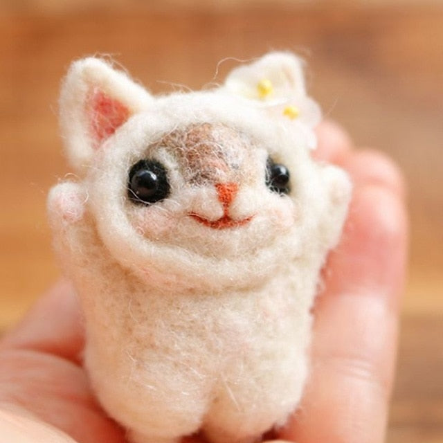 2019 Creative Popular Cute Pets Mouse Rabbit Squirrel Wool Felting Toy –  kidoshirtshop