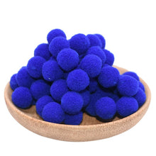 Load image into Gallery viewer, 100Pcs 15/20/25mm Fluffy Soft Pompom Balls Handmade Kids Toys Wedding Decoration DIY Pom Poms Felt Ball Sewing Craft Supplies