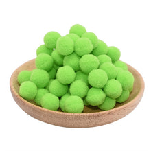 Load image into Gallery viewer, 100Pcs 15/20/25mm Fluffy Soft Pompom Balls Handmade Kids Toys Wedding Decoration DIY Pom Poms Felt Ball Sewing Craft Supplies