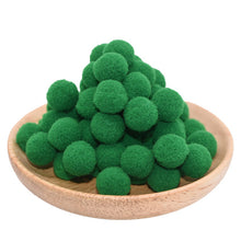 Load image into Gallery viewer, 100Pcs 15/20/25mm Fluffy Soft Pompom Balls Handmade Kids Toys Wedding Decoration DIY Pom Poms Felt Ball Sewing Craft Supplies