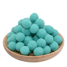 Load image into Gallery viewer, 100Pcs 15/20/25mm Fluffy Soft Pompom Balls Handmade Kids Toys Wedding Decoration DIY Pom Poms Felt Ball Sewing Craft Supplies
