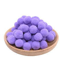 Load image into Gallery viewer, 100Pcs 15/20/25mm Fluffy Soft Pompom Balls Handmade Kids Toys Wedding Decoration DIY Pom Poms Felt Ball Sewing Craft Supplies